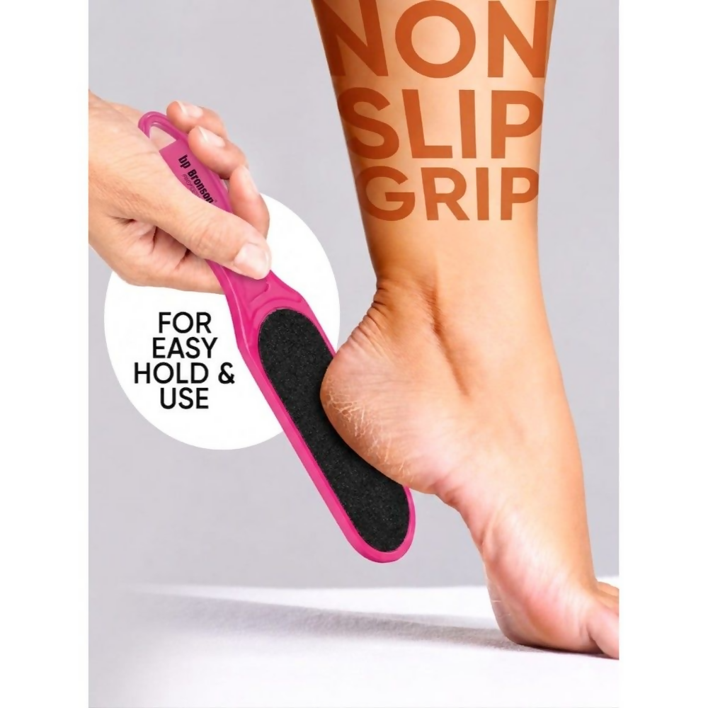 Bronson Professional Double Sided Emery Foot File Callus, Dead Skin Remover - Dista