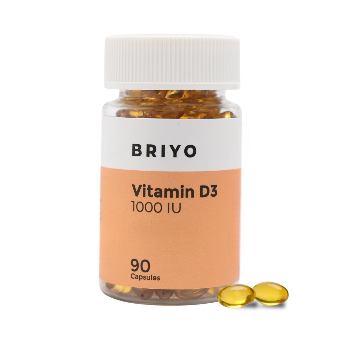 Briyo Vitamin D3 1000 IU Soft Gelatin Capsules