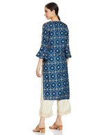 Thumbnail for Anubhutee Women's Rayon Straight Printed Kurta with Palazzo - Distacart