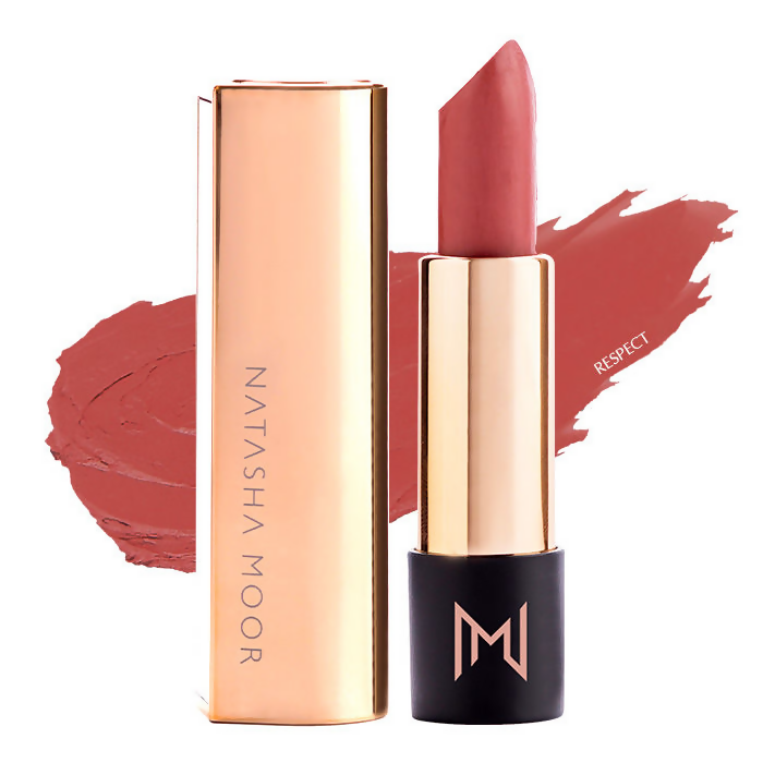 Natasha Moor Silk Suede Lipstick - Respect - Distacart