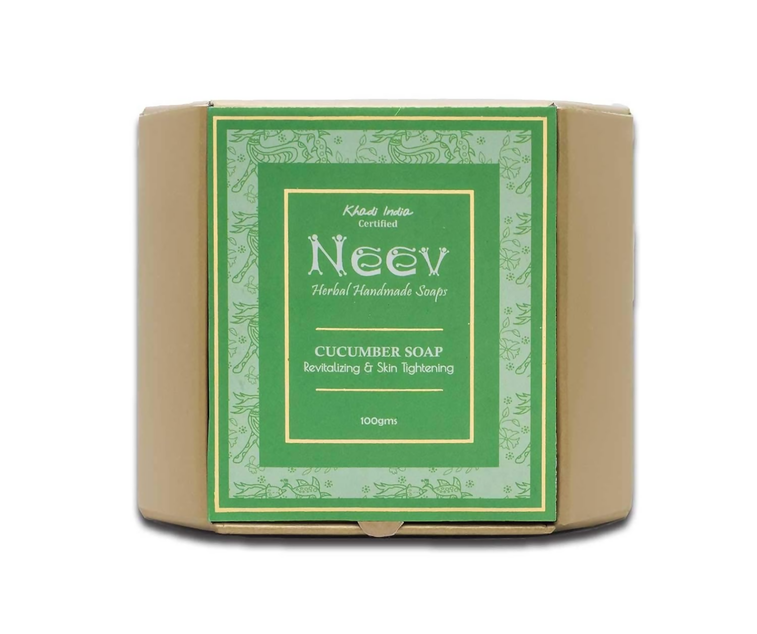 Neev Herbal Handmade Soaps Cucumber Soap Revitalizing and Skin Tightening - Distacart