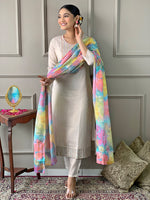 Thumbnail for Teeya Creation Chiku Colour Viscose Simar Embroidery Work Fully Stitched Kurti Set - Distacart