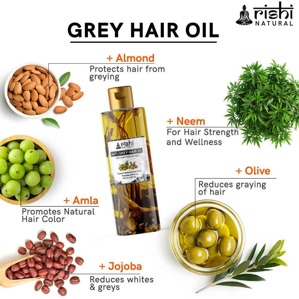 ANTI GREY HAIR OIL key ingredeints