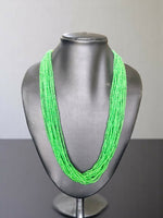 Thumbnail for Inhanns Crystal Beads Luxe Edition – Multi-Layered Necklace - Light Green - Distacart