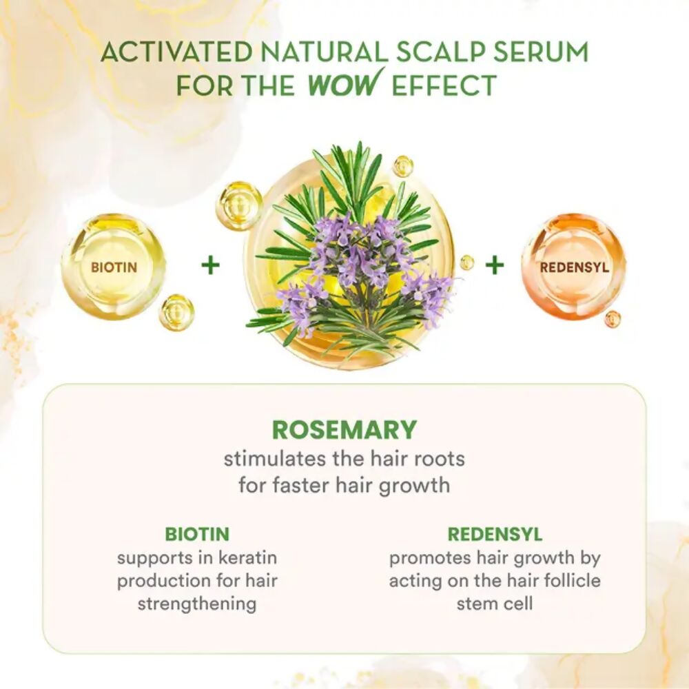 Wow Life Science Rosemary With Biotin Hair Serum - Distacart
