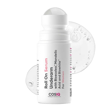 Cos-IQ Brightening Underarm Roll On Serum For Women, With Bioecolea, Mandelic Acid and Bio White - Distacart