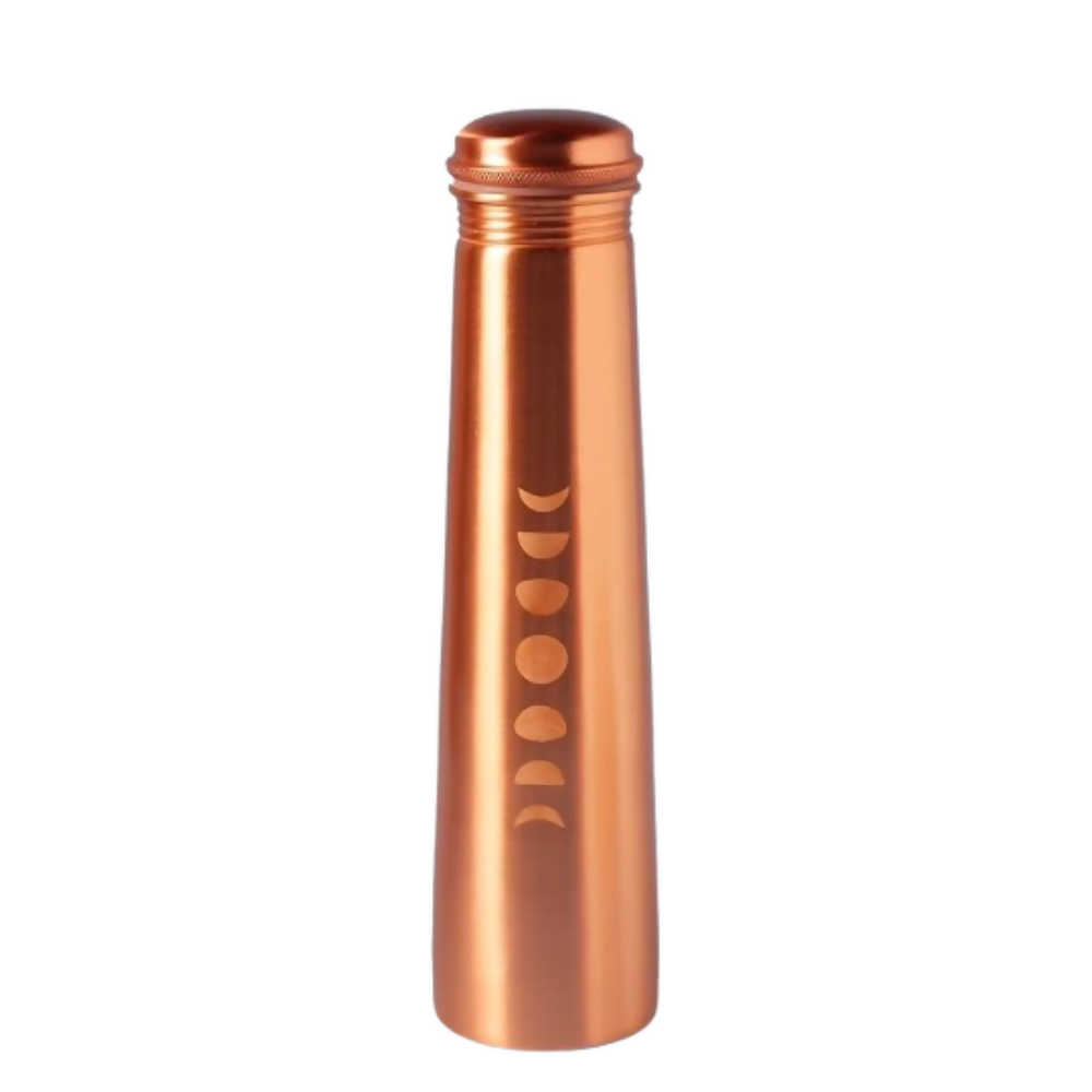 Isha Life Sleek Mystic Moon Copper Bottle - Dista