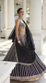 Thumbnail for Lehenga Mart Glamorous Designer Lehenga Choli for Bridal and Bridesmaids Wedding Wear Choli - Distacart