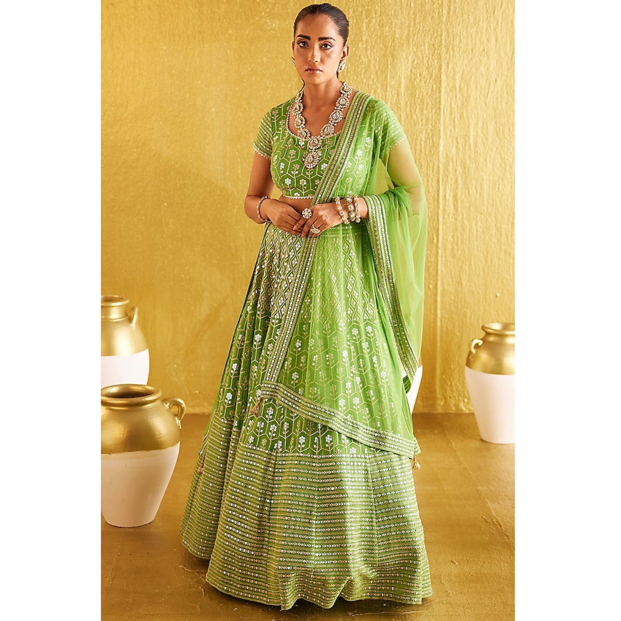 Lehenga Mart Glamorous Designer Lehenga Choli for Bridal and Bridesmaids Wedding Wear Choli - Distacart