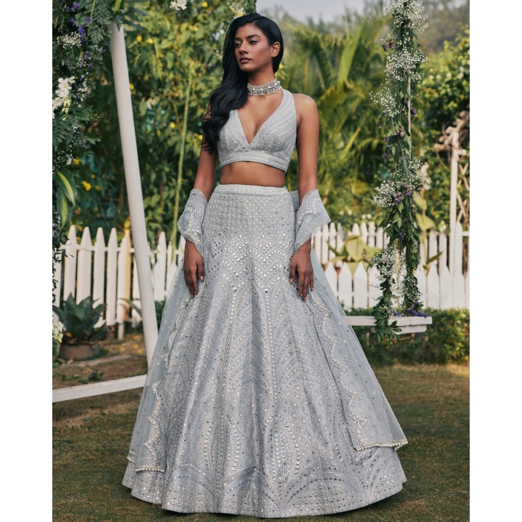 Lehenga Mart Glamorous Designer Lehenga Choli for Bridal and Bridesmaids Wedding Wear Choli - Distacart