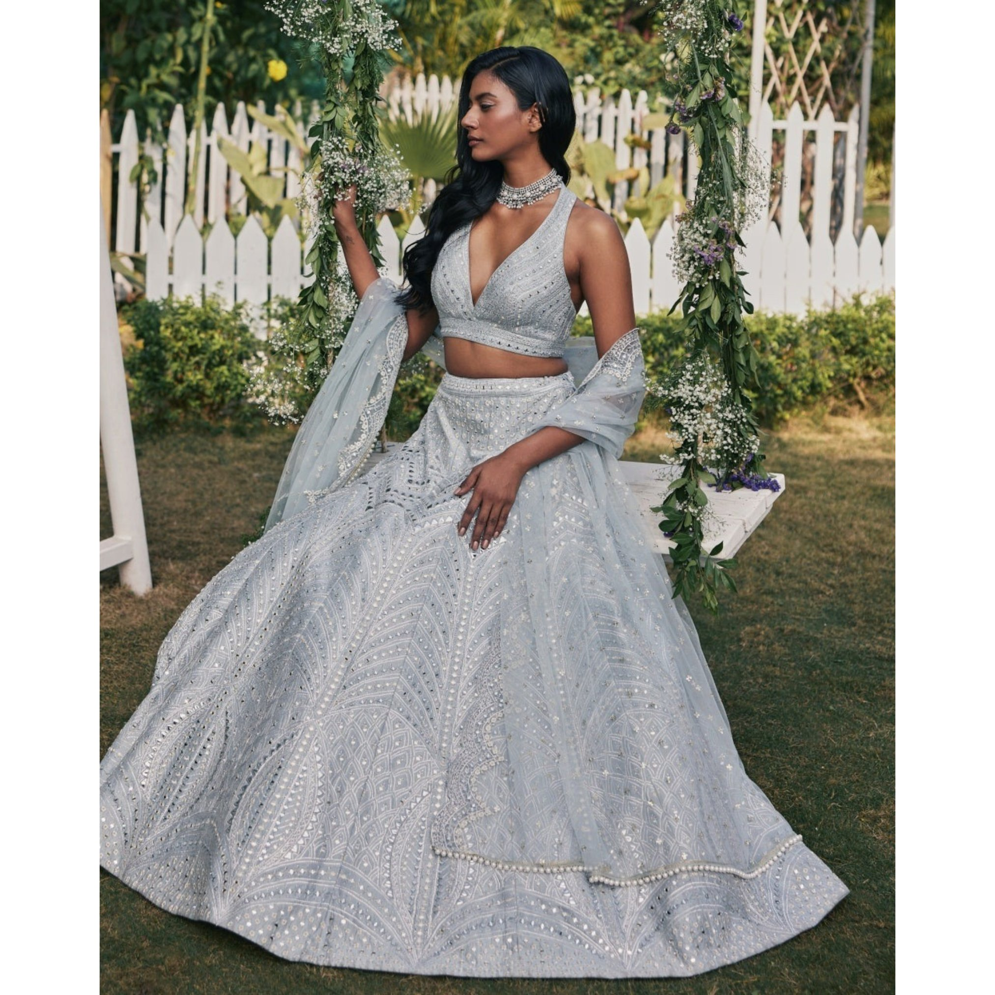 Lehenga Mart Glamorous Designer Lehenga Choli for Bridal and Bridesmaids Wedding Wear Choli - Distacart