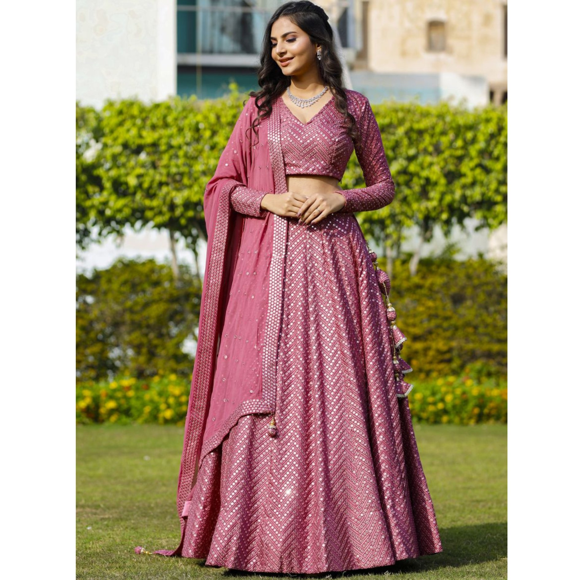 Lehenga Mart Glamorous Designer Lehenga Choli for Bridal and Bridesmaids Wedding Wear Choli - Distacart