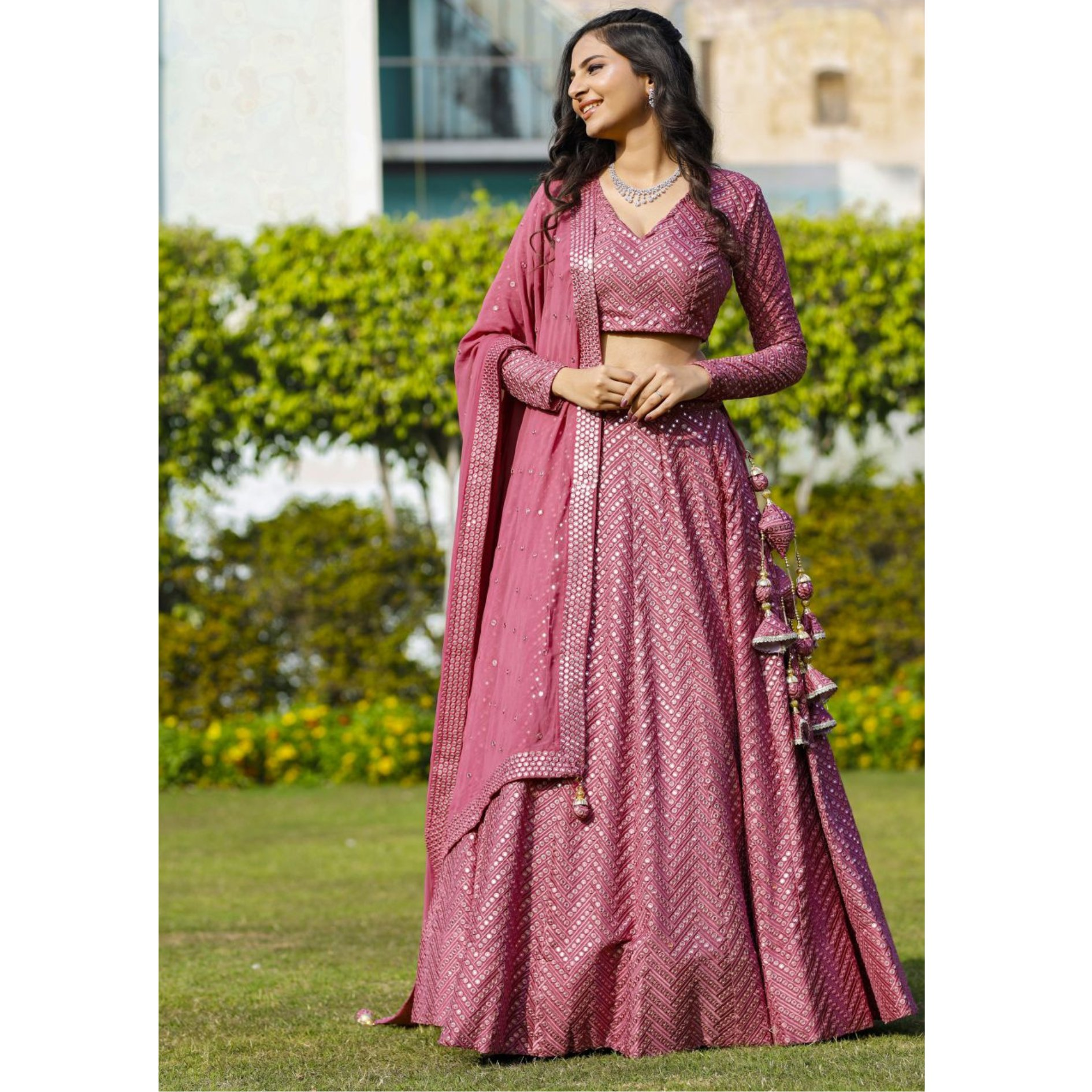 Lehenga Mart Glamorous Designer Lehenga Choli for Bridal and Bridesmaids Wedding Wear Choli - Distacart