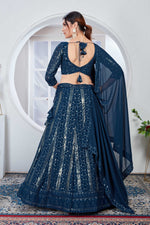 Thumbnail for Lehenga Mart Designer Wedding Lehenga Choli For Women - Rama - Distacart