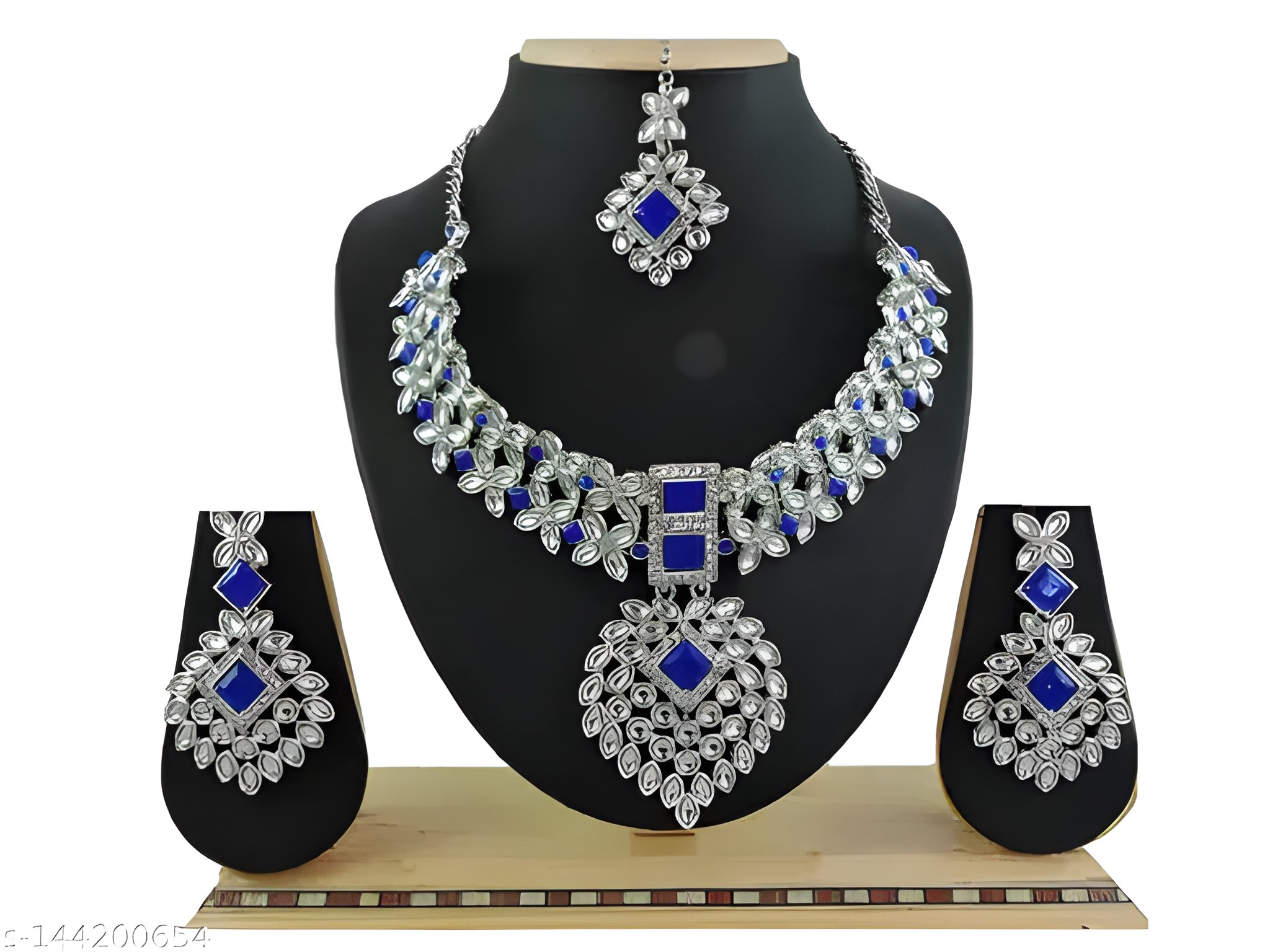 Jewel City Exquisite Crystal Flower Necklace Set - Distacart