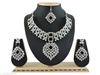 Jewel City Exquisite Crystal Flower Necklace Set - Distacart