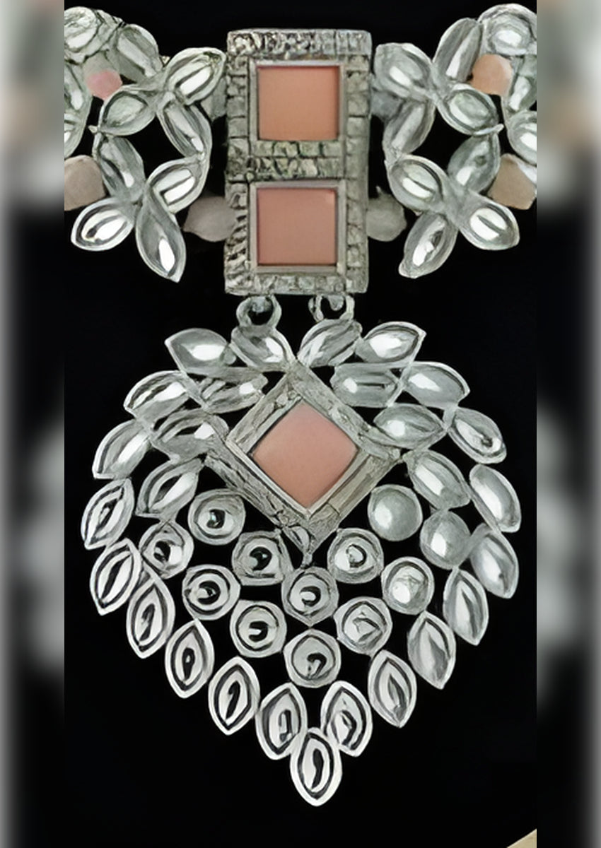 Jewel City Exquisite Crystal Flower Necklace Set