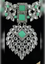 Thumbnail for Jewel City Exquisite Crystal Flower Necklace Set