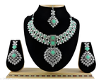Thumbnail for Jewel City Exquisite Crystal Flower Necklace Set