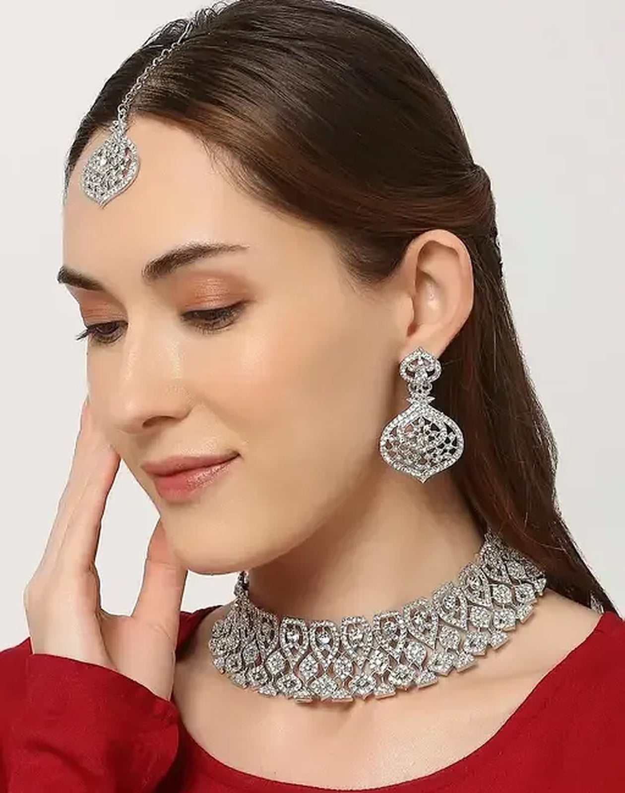 Jewel City Luxury Diamond Jewelry Set