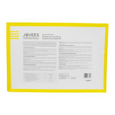Jovees Professional Advanced Luxurious Brightening Facial Kit - Distacart