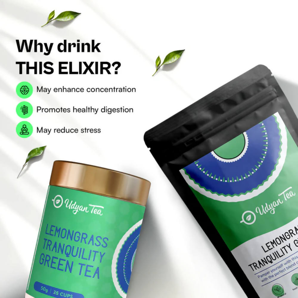 Udyan Tea Lemongrass Tranquillity Green Tea - Dista