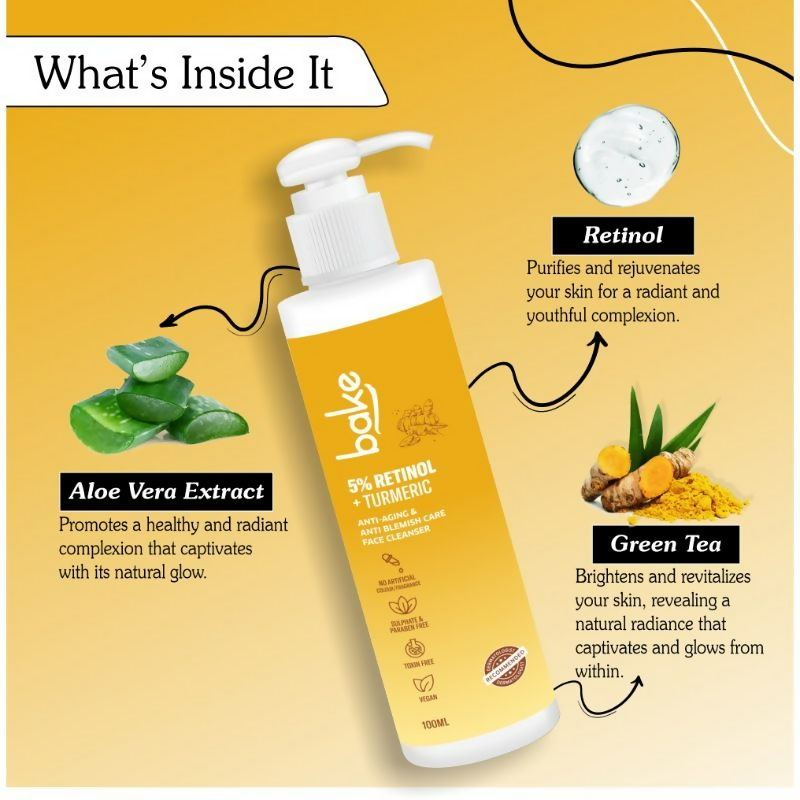 Bake 5% Retinol Face Cleanser - Distacart