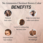 Thumbnail for VedicAyurveda Henna Based Hair Colour - dark brown & Chestnut Brown - Dista