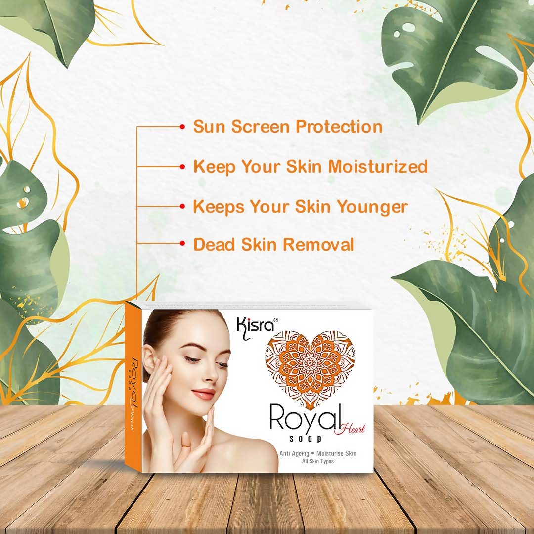 Kisra Royal Heart Soap - Distacart