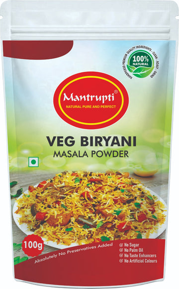 Mantrupti Veg Biryani Masala Powder - Dista