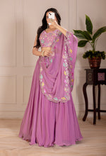 Thumbnail for Lehenga Mart Designer Wedding Lehenga choli for Women - pink - Distacart