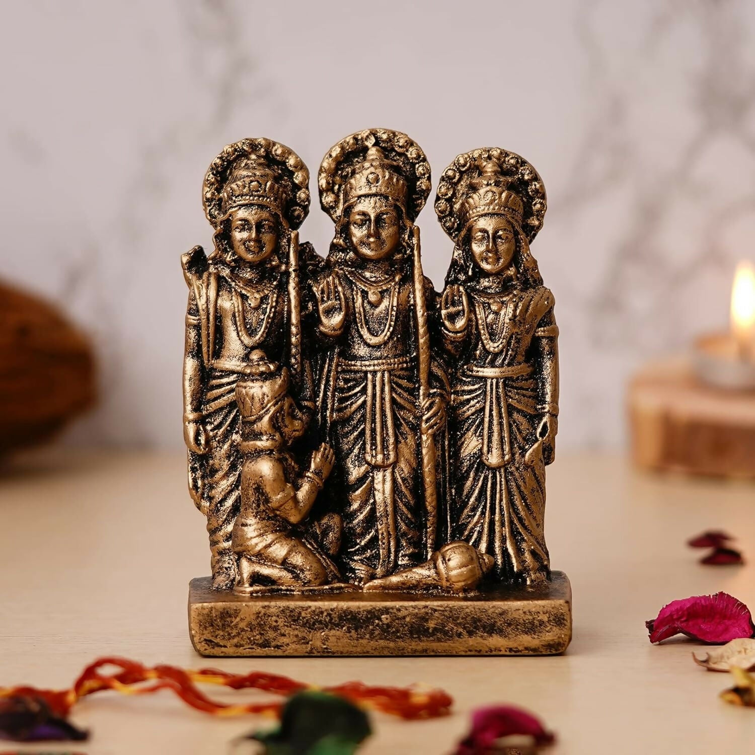 Webelkart Premium Polyresin Ram Darbar Idol - Distacart