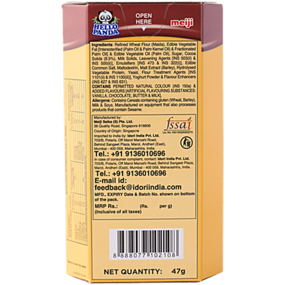 Meiji Hello Panda Biscuits - Double Chocolate Filling Carton - Dista