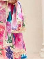 Thumbnail for Indo Era Women Floral Embroidered Regular Thread Work Kurta with Trousers & With Dupatta