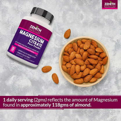 Zenith Nutrition Magnesium Citrate Powder - Distacart