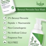 Thumbnail for Bake 3% Benzoyl Peroxide Face Wash with Peptides