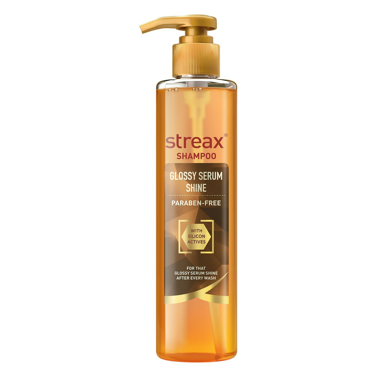 Streax Glossy Serum Shine Shampoo with Silicon Actives For Frizzy and Dry Hair - Distacart