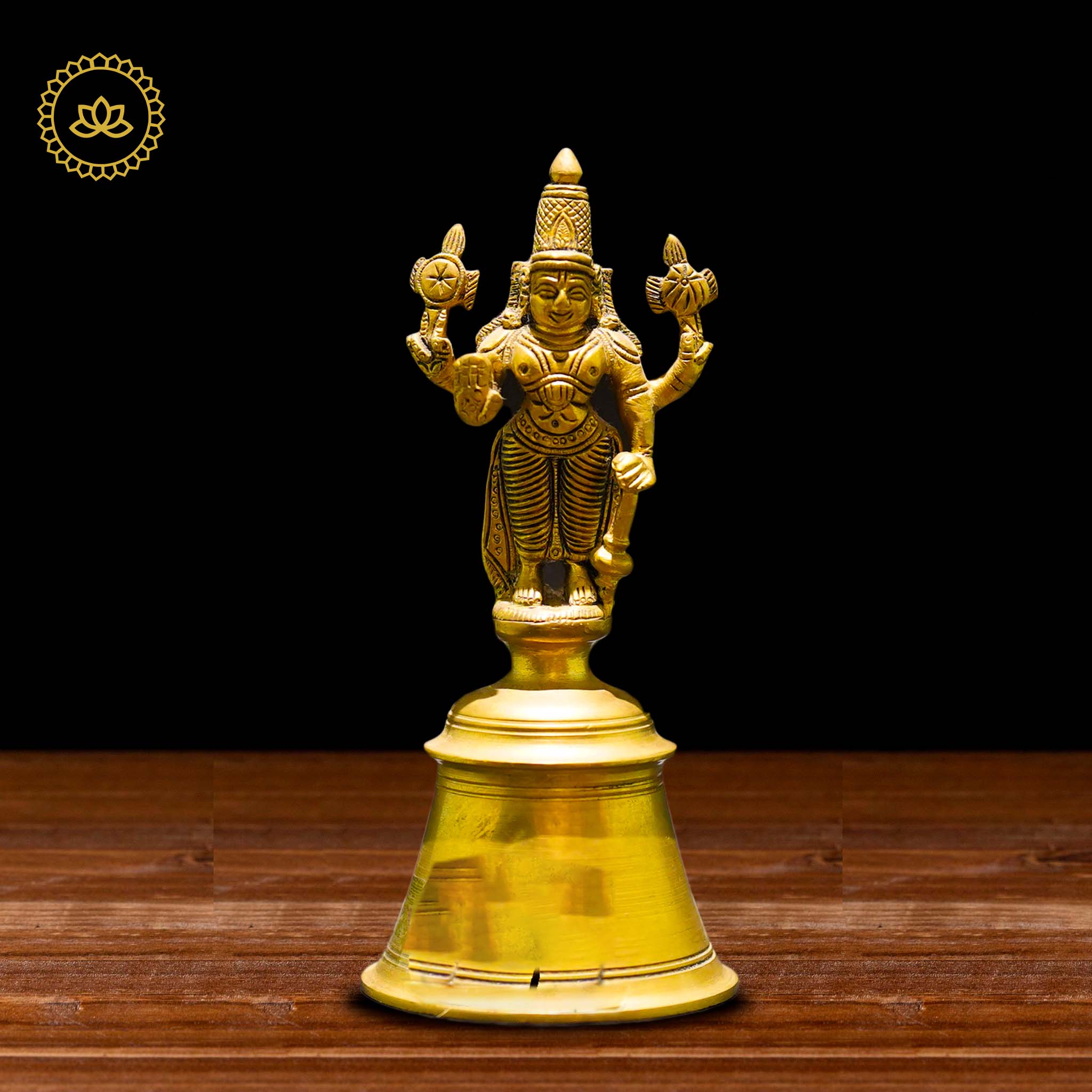 Vishnu Hand Bell - Divine Melodies for Homes - Distacart