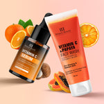 Thumbnail for Botanic Hearth Vitamin C Serum & Vitamin C & Papaya Face Wash - Distacart