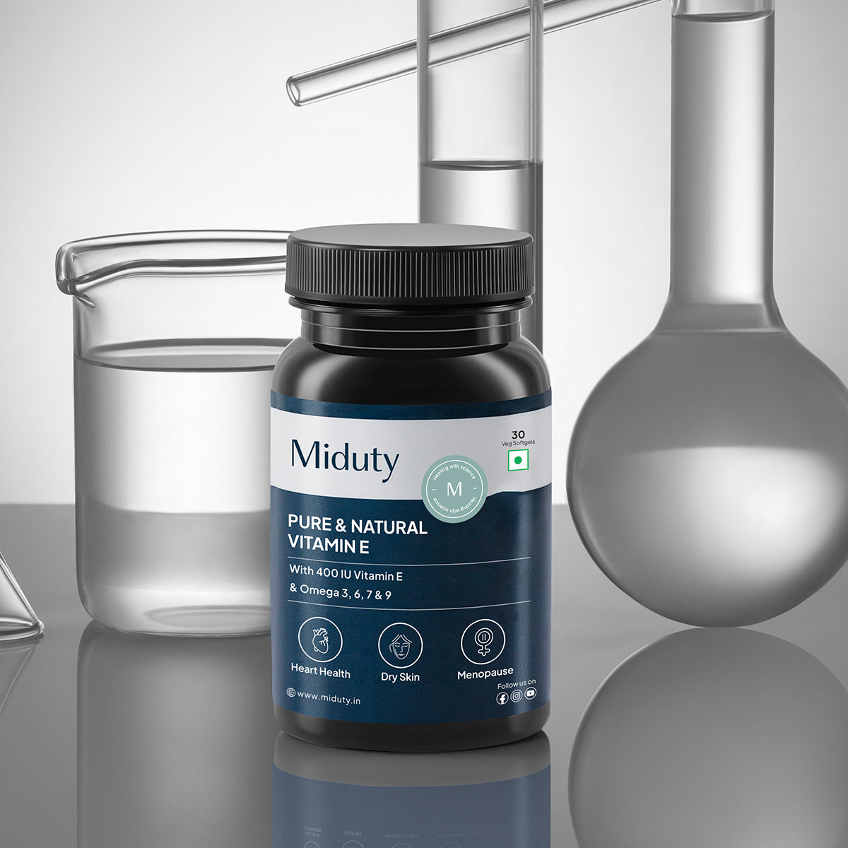 Miduty by Palak Notes Pure & Natural Vitamin E Sea Buckthorn Berry Softgels - Distacart
