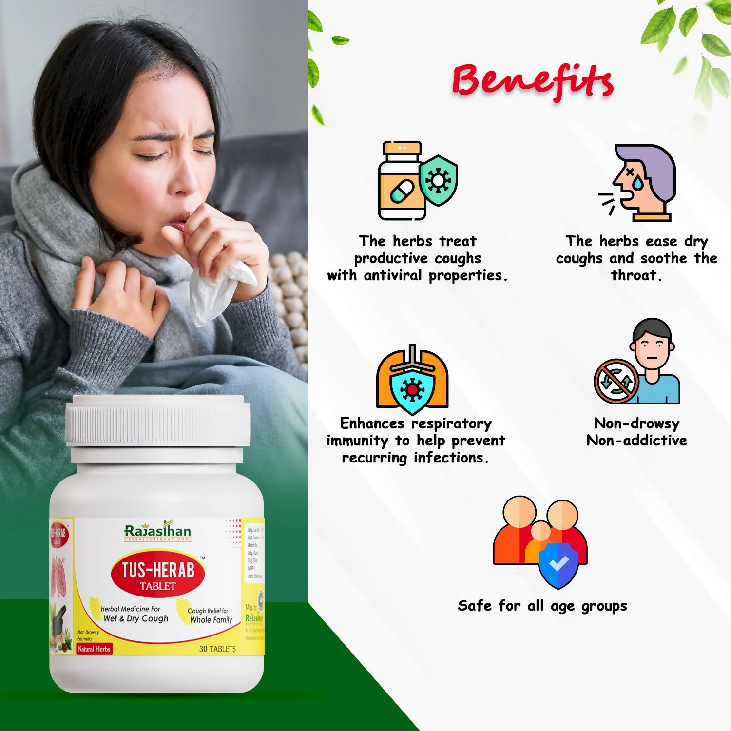 Rajasthan Herbals Tus Herab Tablets
