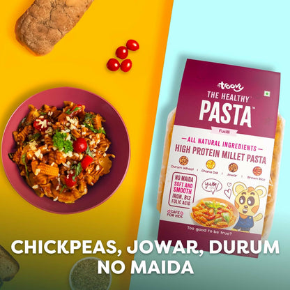 Troovy High Protein Millet Fusilli Pasta Protein & Iron rich - Distacart