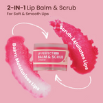 Thumbnail for Swiss Beauty Lip Perfect Duo Balm & Scrub - Beetroot - Distacart