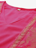 Thumbnail for Ahalyaa Women's Traditional wear Ethnic Dress - Pink - Distacart