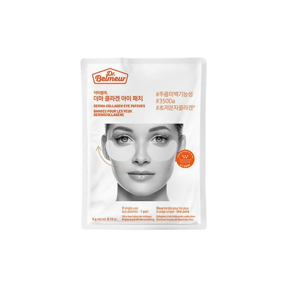 The Face Shop Dr.Belmeur Derma Collagen Hydrogel Eye Patches, For Under Eye Dark Cicle & Wrinkles - Distacart