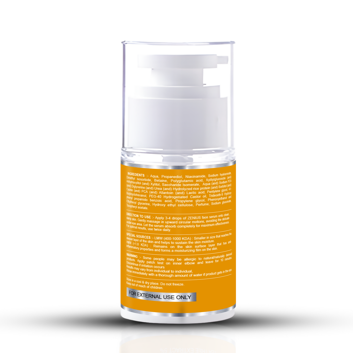 Zenius Hyaluronic Acid Serum for Hydrated Skin - Dista