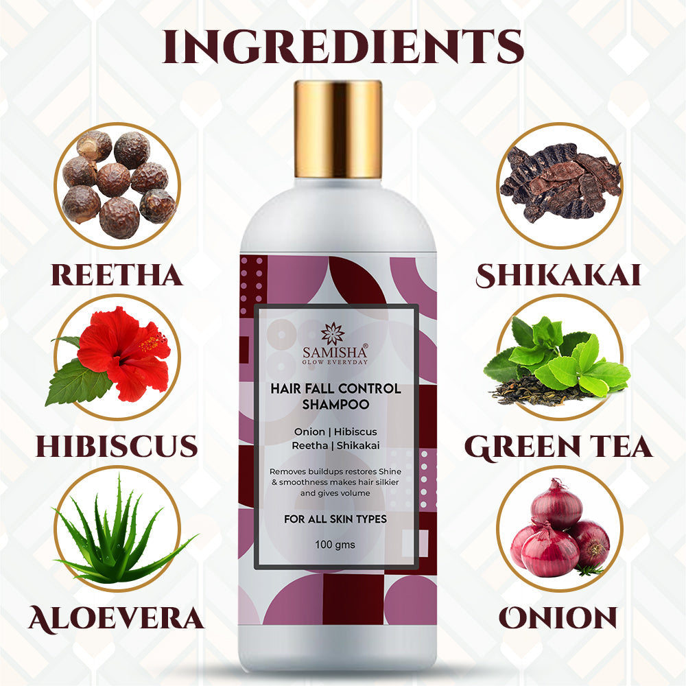Samisha Red Onion Hair Shampoo - Distacart
