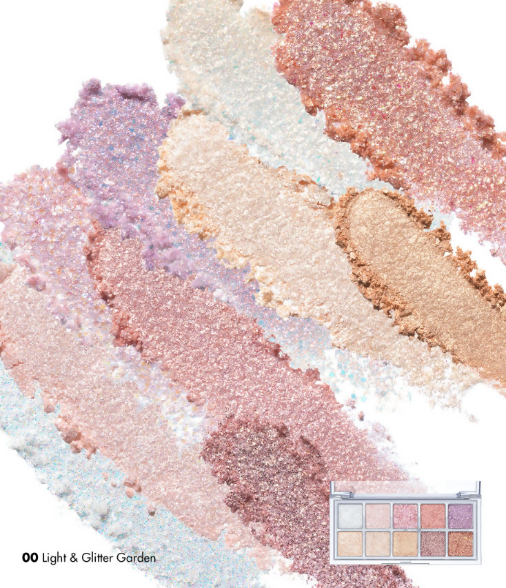 Rom&nd Better Than Palette - 00 Light And Glitter Garden - Distacart