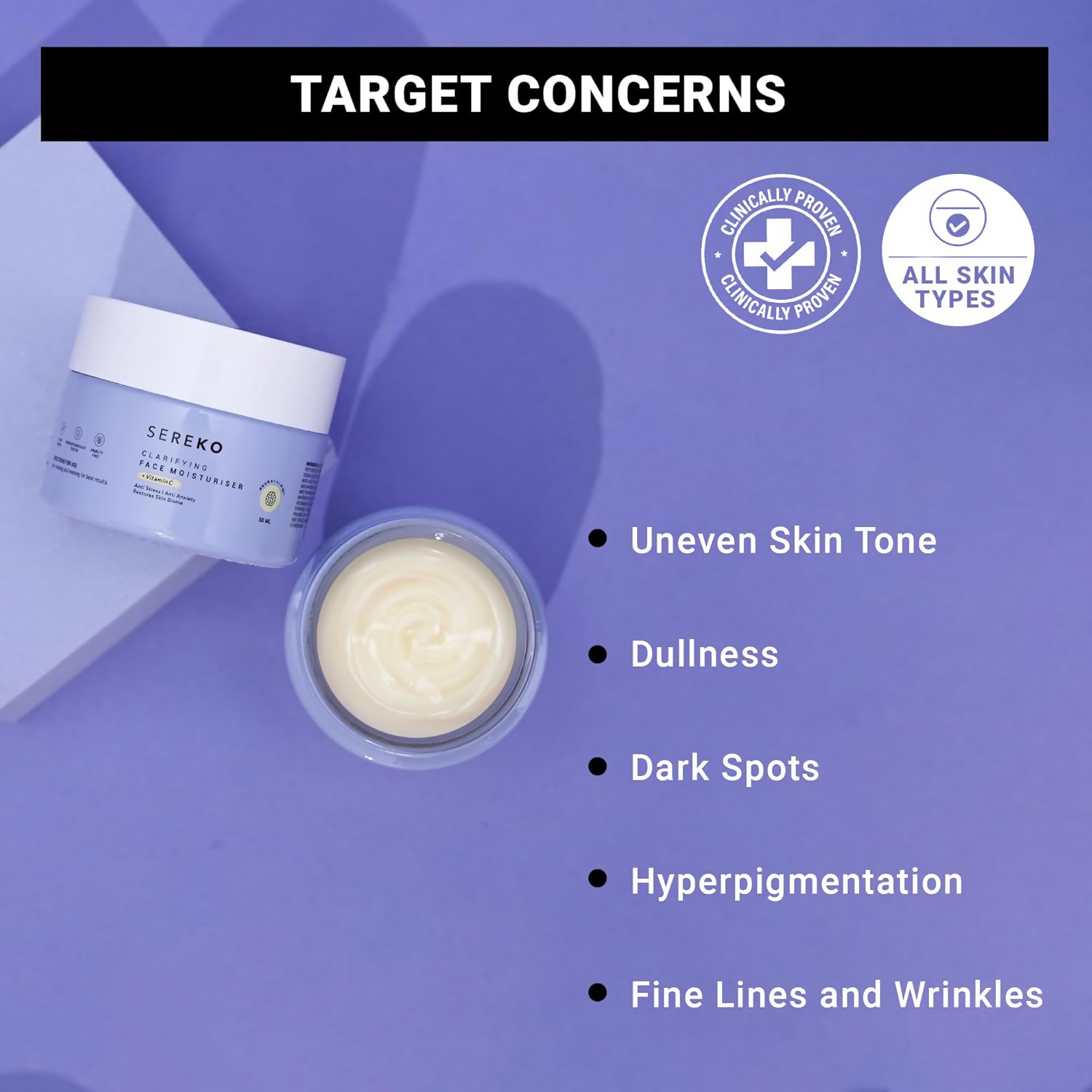 Sereko Vitamin C Night Face Cream for Brightening & Glowing Skin - Distacart