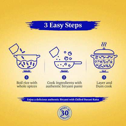 Daawat Biryani Kit Lucknowi - Authentic Recipe - Distacart